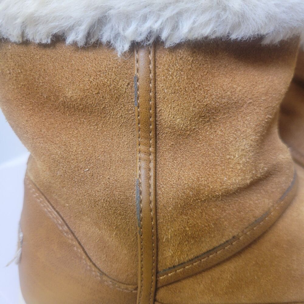 Koolaburra By Ugg Size 8  Women’s Boots  Tynlee Suede Winter Snow Fur Lining - Picture 6 of 9
